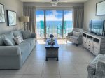 Living Area with Gulf Views